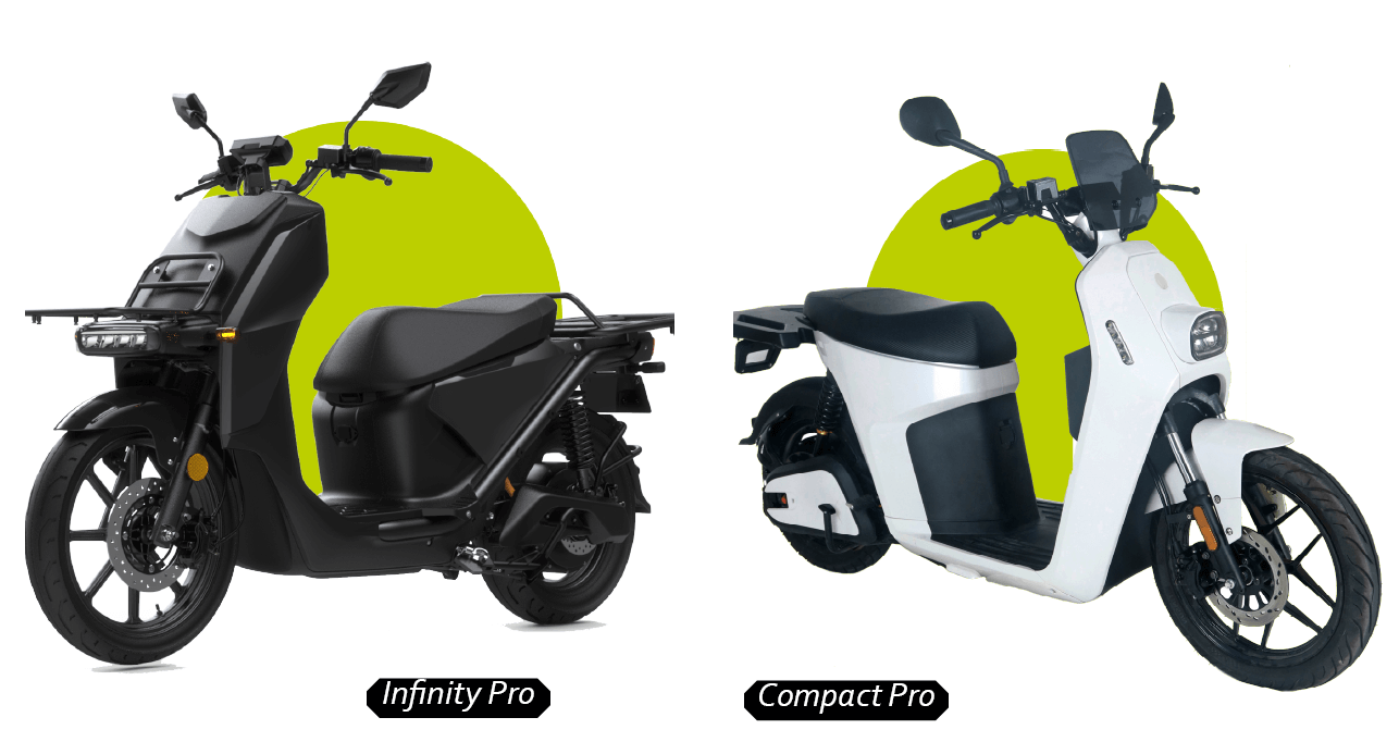 Scooters électriques Infinity Pro et Compact Pro