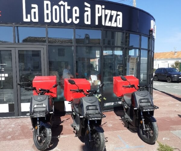 Scooters électriques Boîte à Pizzas