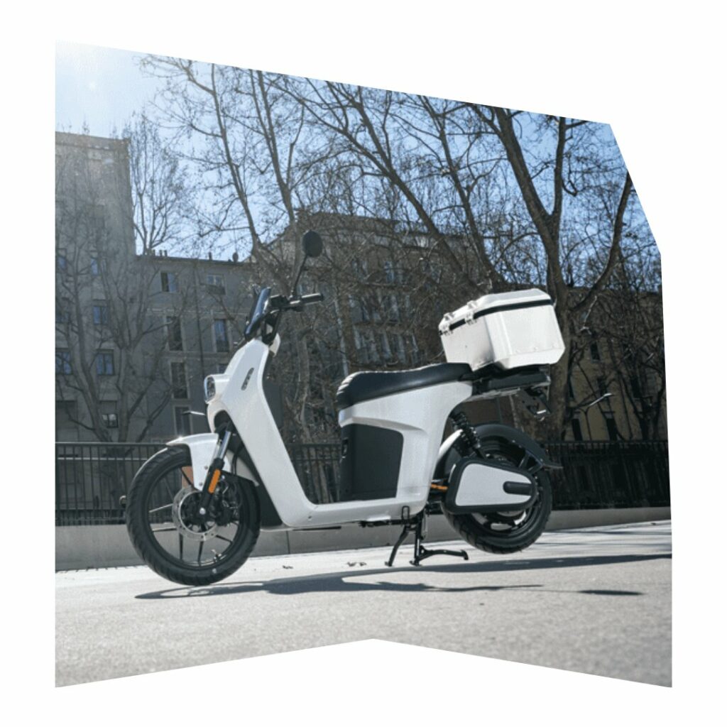 Achat scooter électrique 50cc blanc